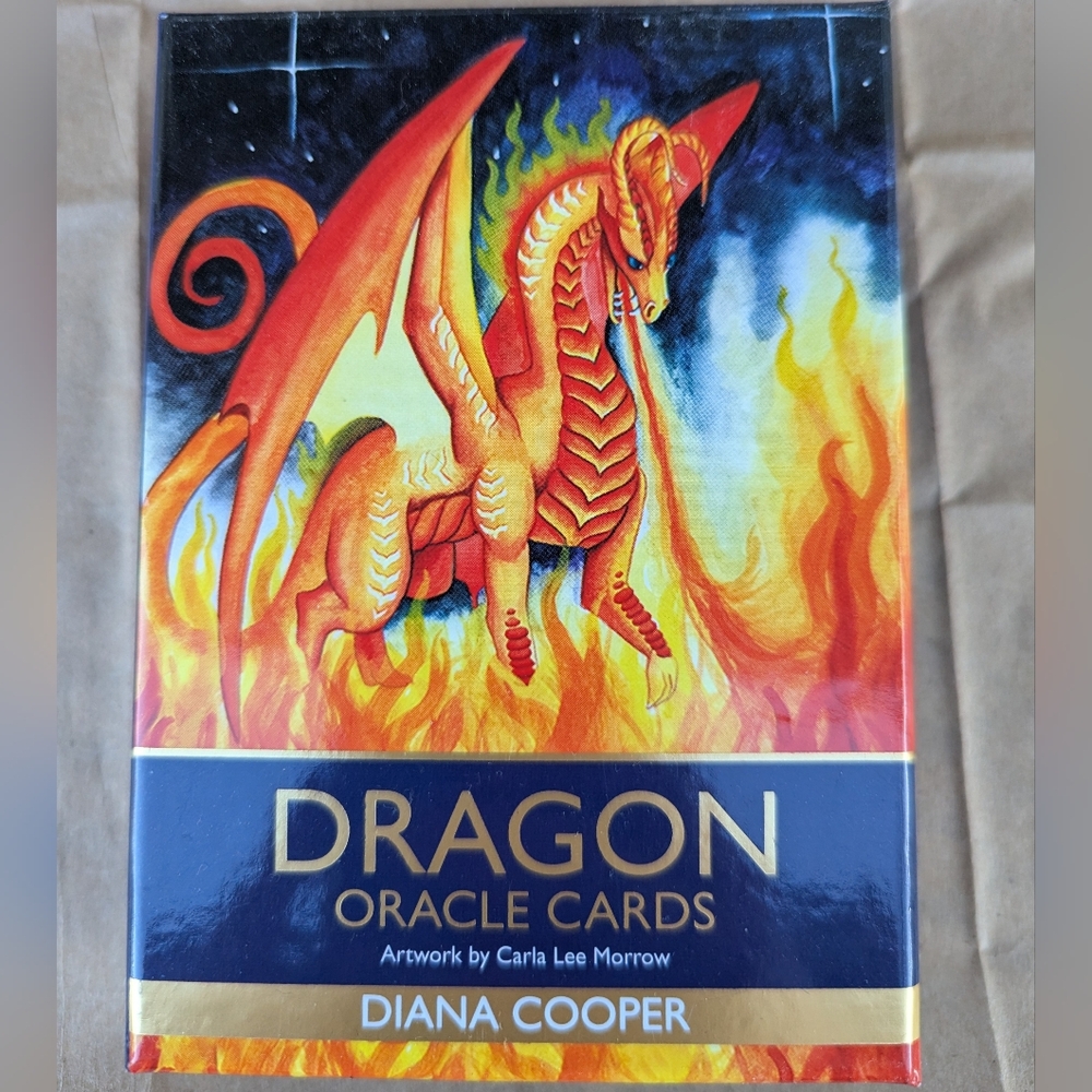 Dragon Oracle cards by Diane Cooper with book